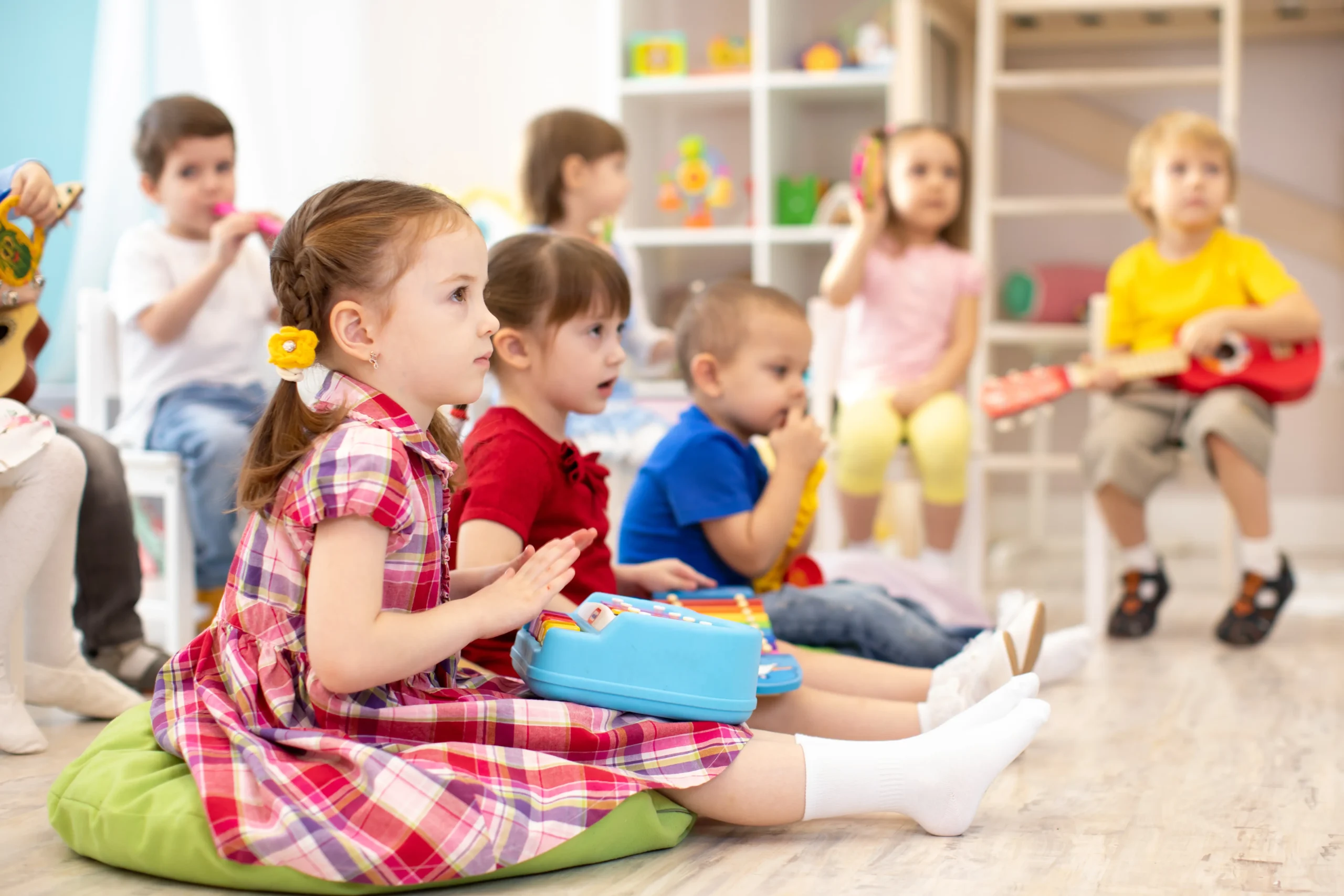 Aulas de música na educação infantil