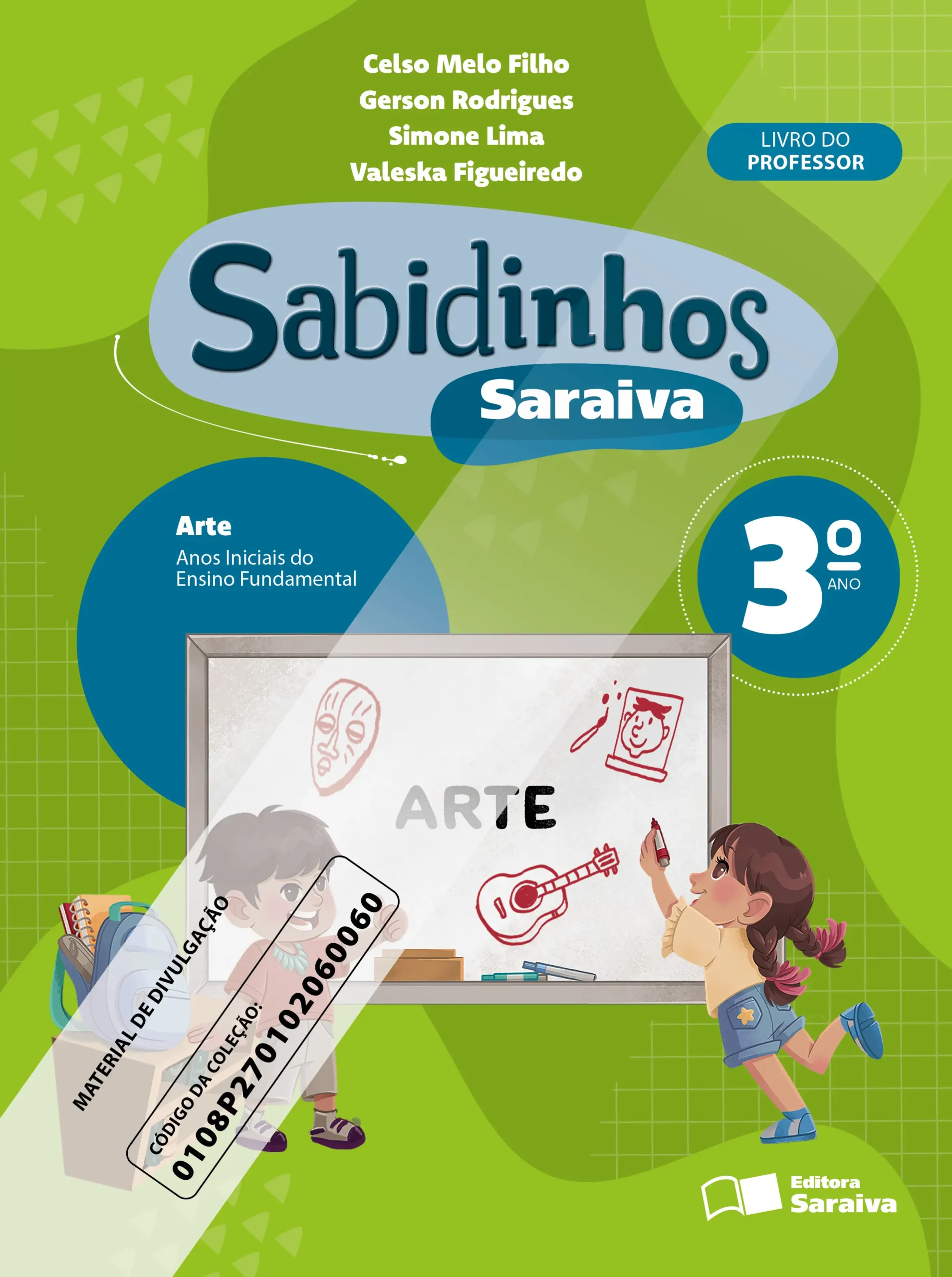 Sabidinhos Saraiva: Arte (3º ano) | PNLD 2027