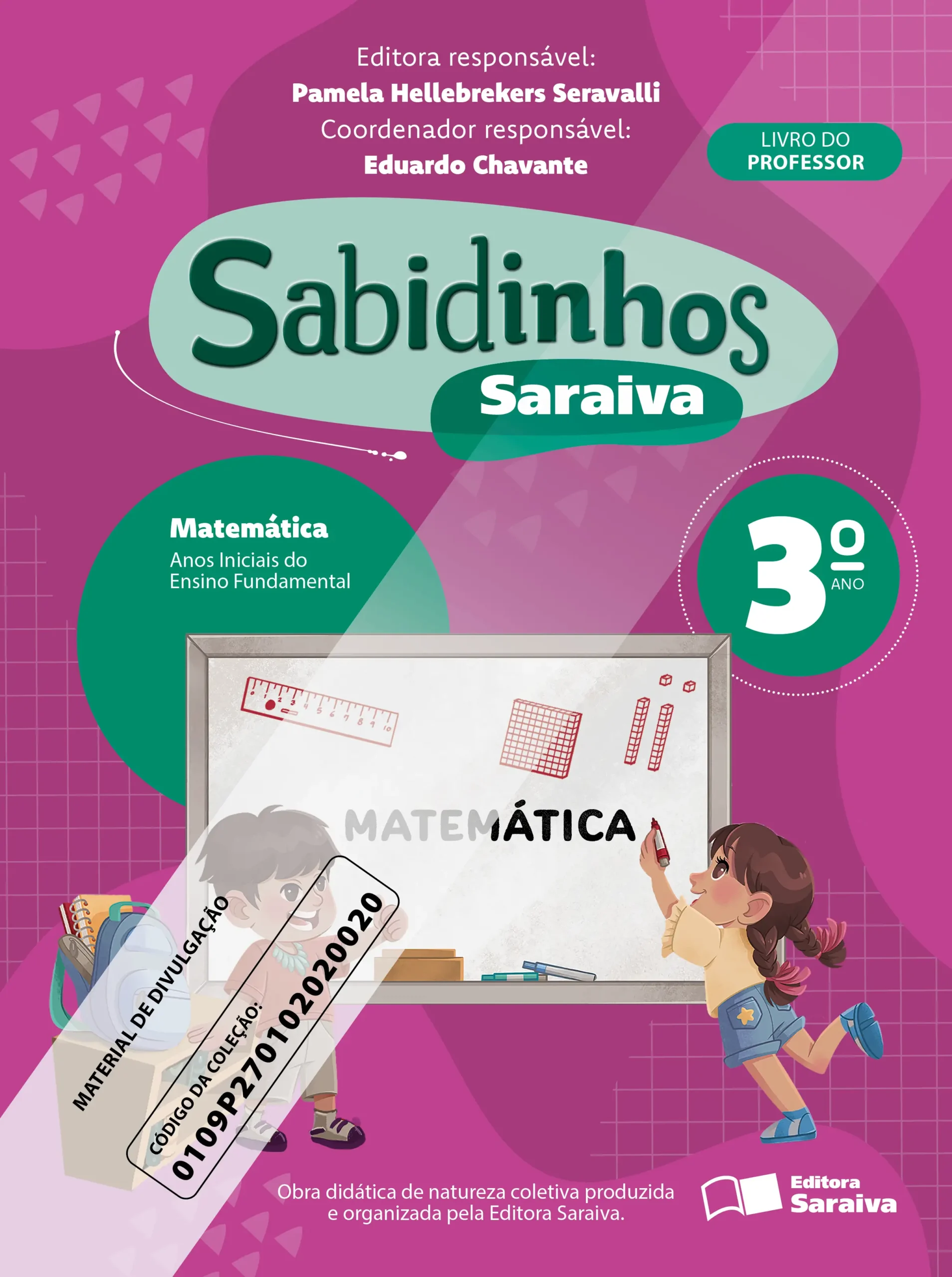 Sabidinhos Saraiva: Matemática (3º ano) | PNLD 2027